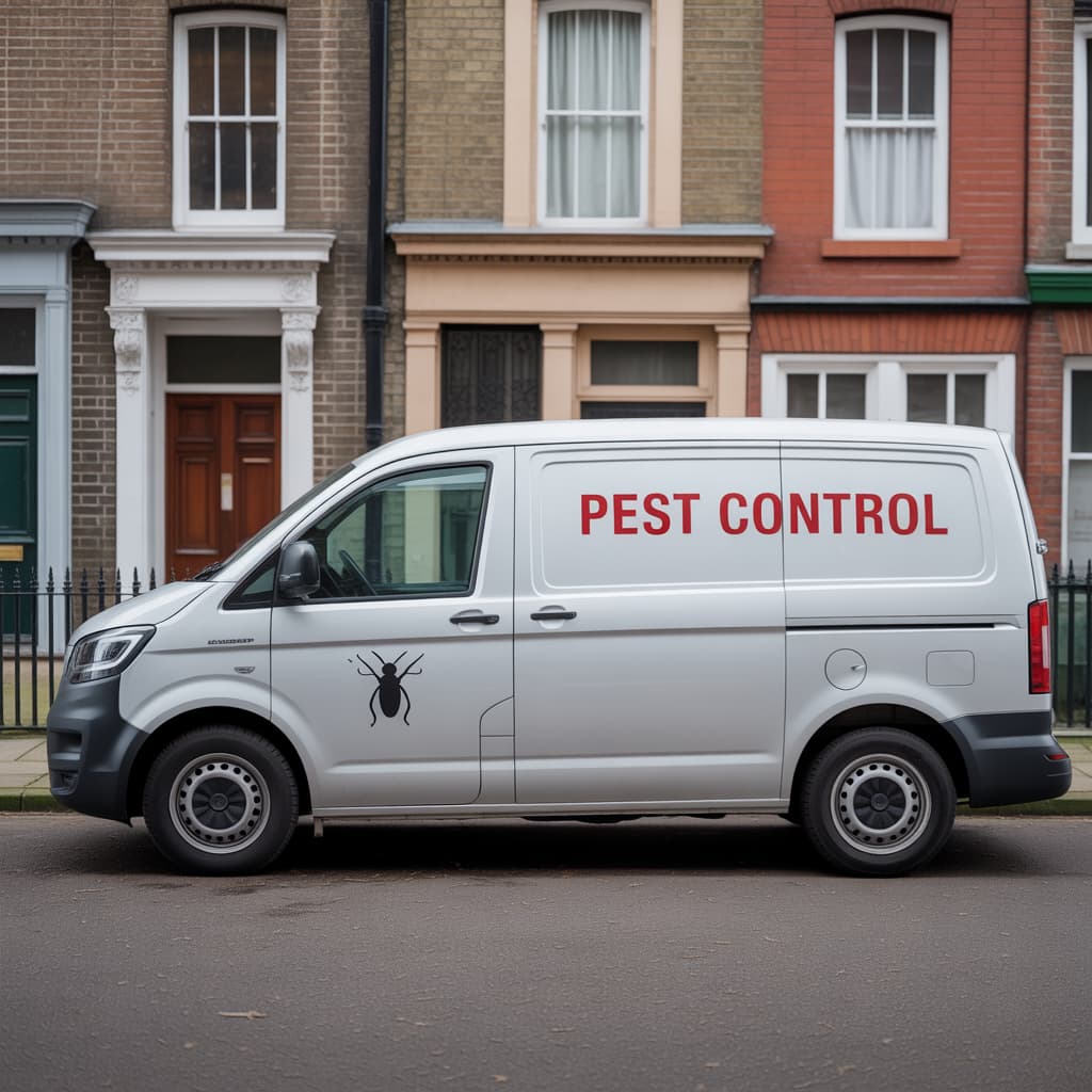 Green Way expert pest control van providing same-day service in Queens